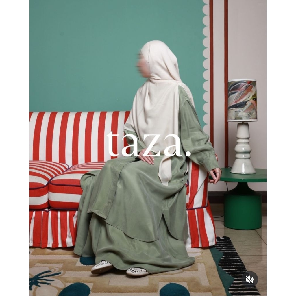 TAZA ABAYA NWT One Set Fina Faye Barel Shila Alia Set Leya Teeqa Tala Abaya Long Set Seraya Stripes 