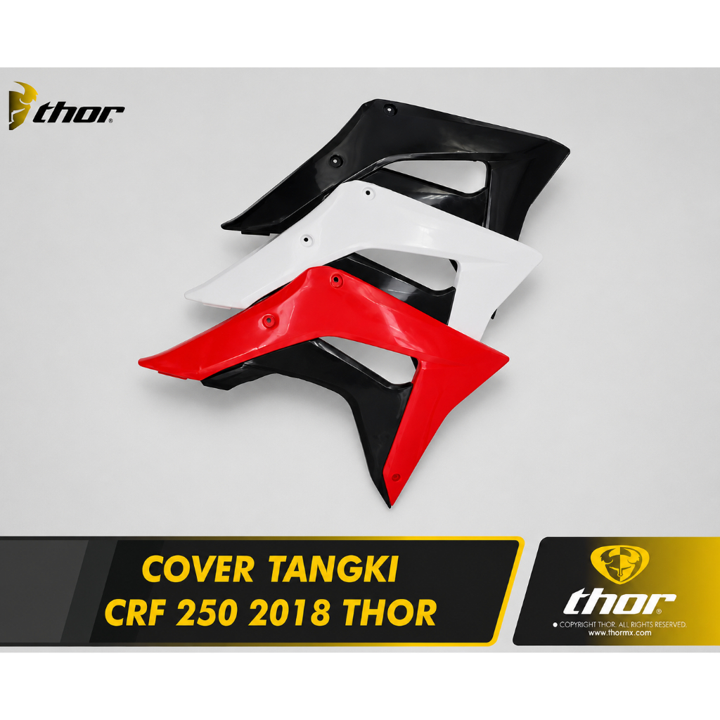 Cover Tangki CRF 250 2018 THOR Tank Shroud CRF 250 Cover Body Samping Tangki Trail Motocross