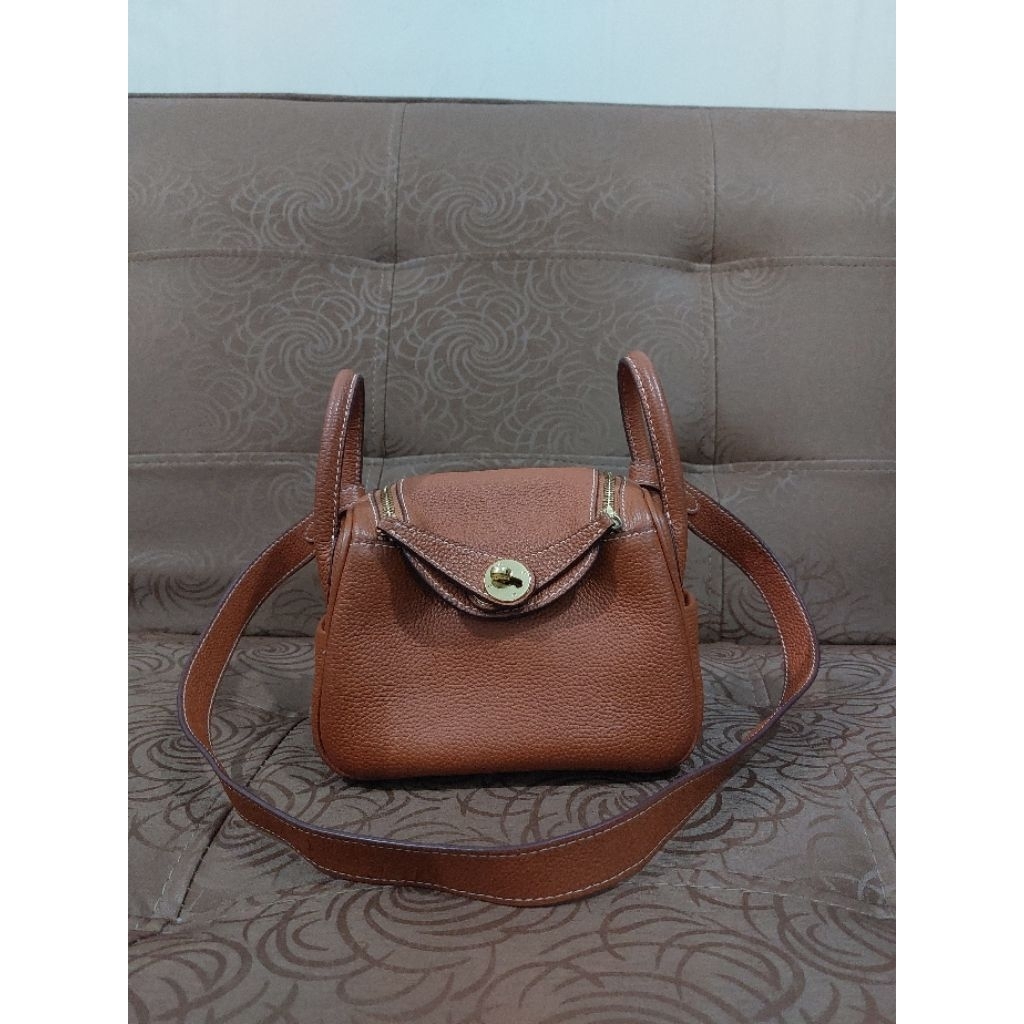 Tas kulas ala Lindy coklat preloved