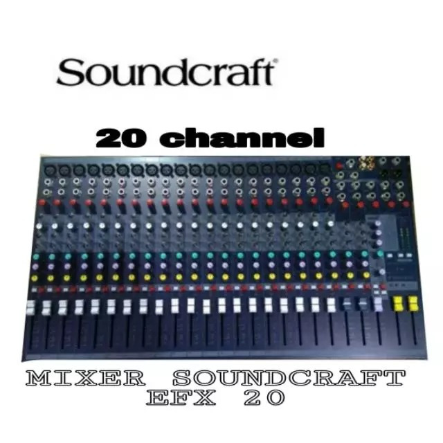 mixer soundcraft Efx20 mixer soundcraft Efx 20