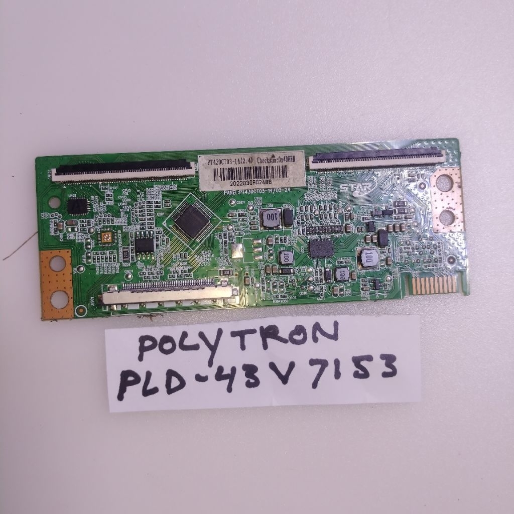 tikon tv polytron PLD-43V7153 ORIGINAL