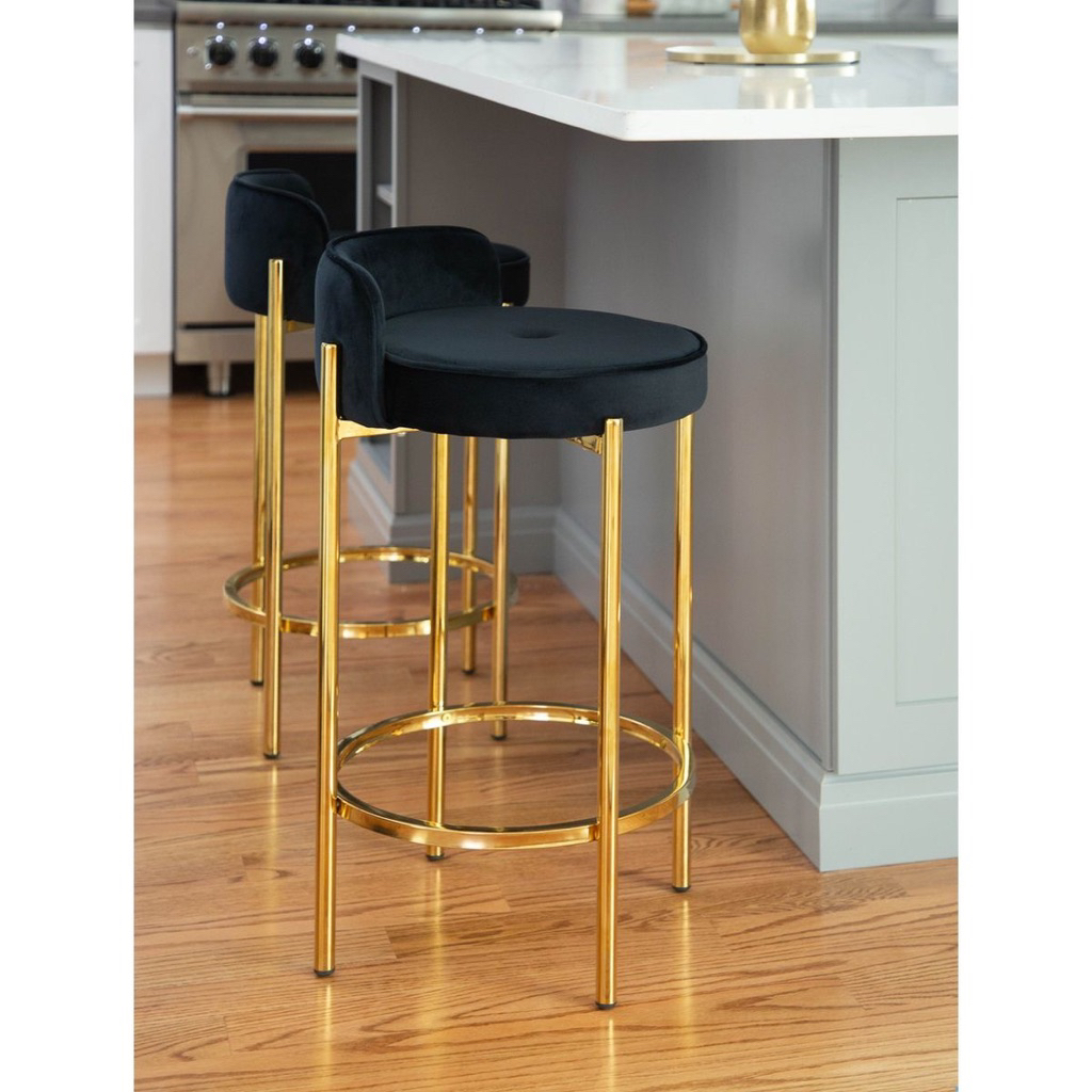 Kursi bar stainles gold terbaru bar stool mewah elegan