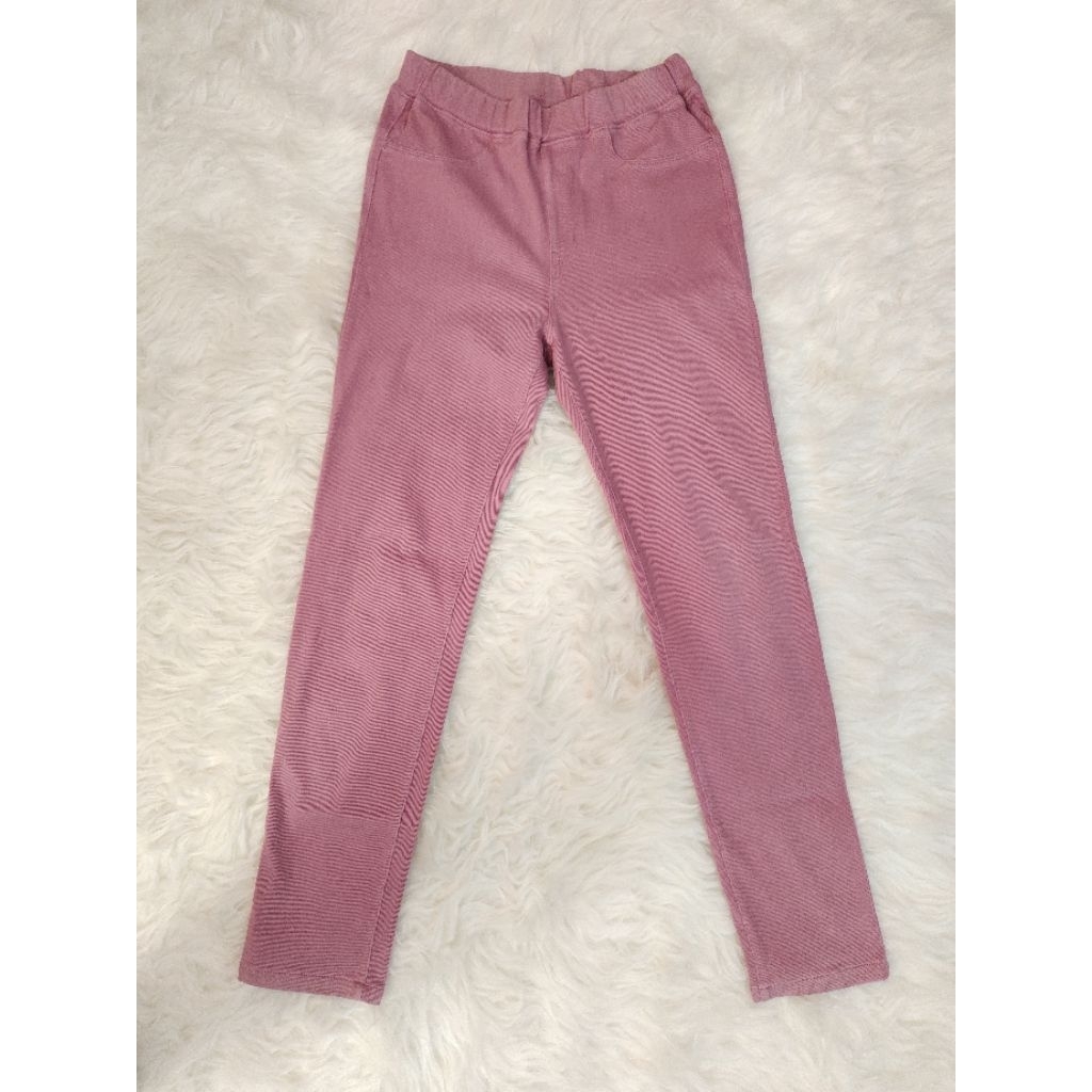 Celana Legging Anak Stretch Denim Preloved Merk Lativ Nyaman Dipakai Size 140