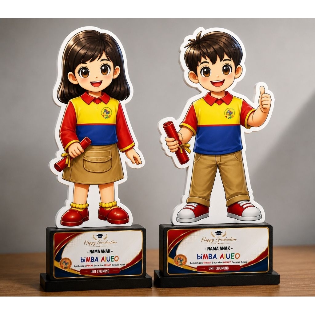 Plakat Wisuda Bimba AIUEO