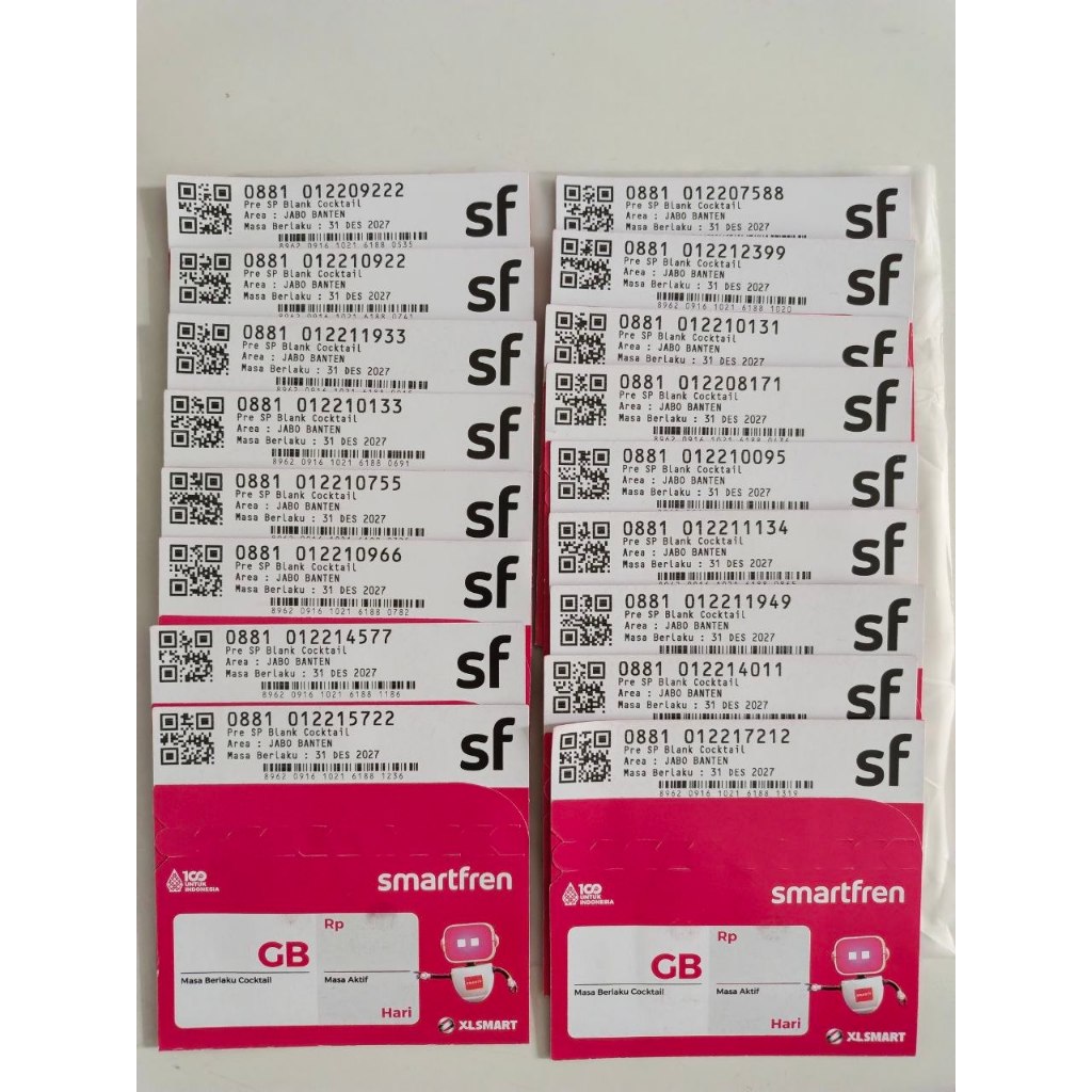 READY KARTU PERDANA SMARTFREN KUOTA 3GB + 1GB
