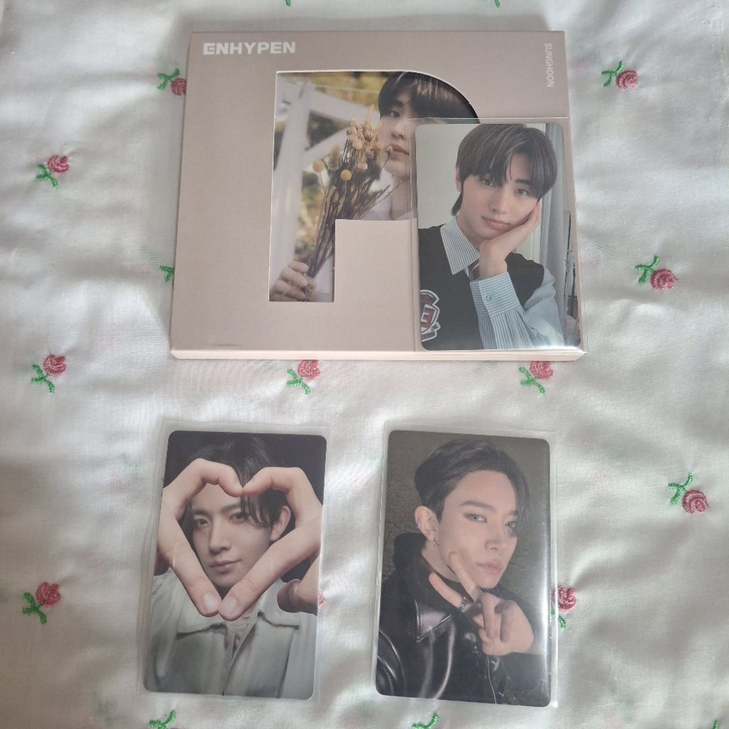 PHOTOCARD OFFICIAL ALBUM UNSEALED ENHYPEN BORDER HAKANAI SOLO JACKET SUNGHOON PHOTOCARD SHANGHAI HEE