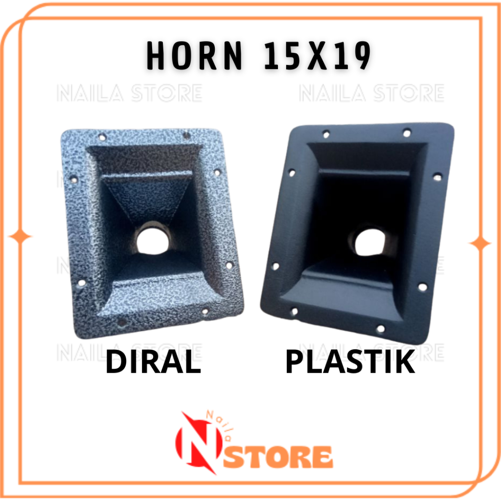 HORN TWITTER/ CORONG TWITTER 15x19 DIRAL/PLASTIK BAHAN TEBAL BERKUALITAS