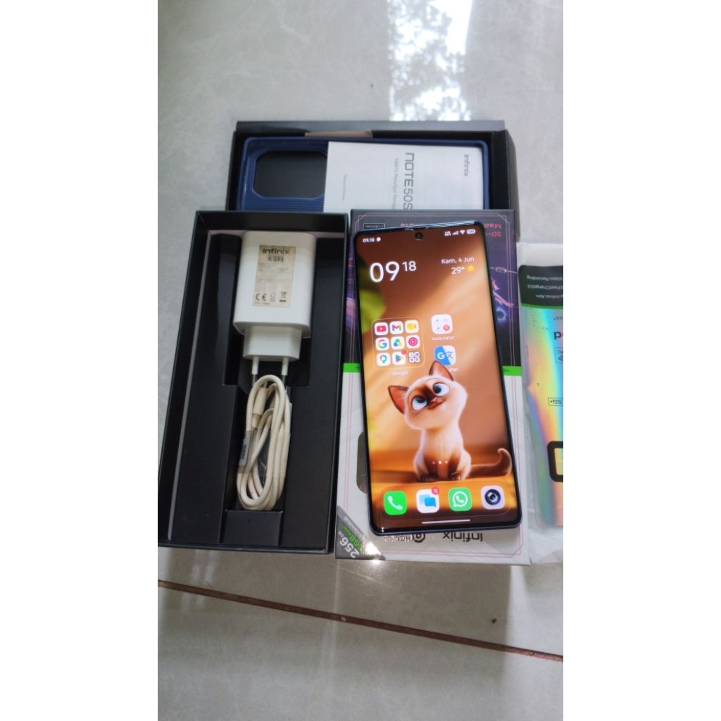 Infinix note 50s 5G 8/256gb second fullset