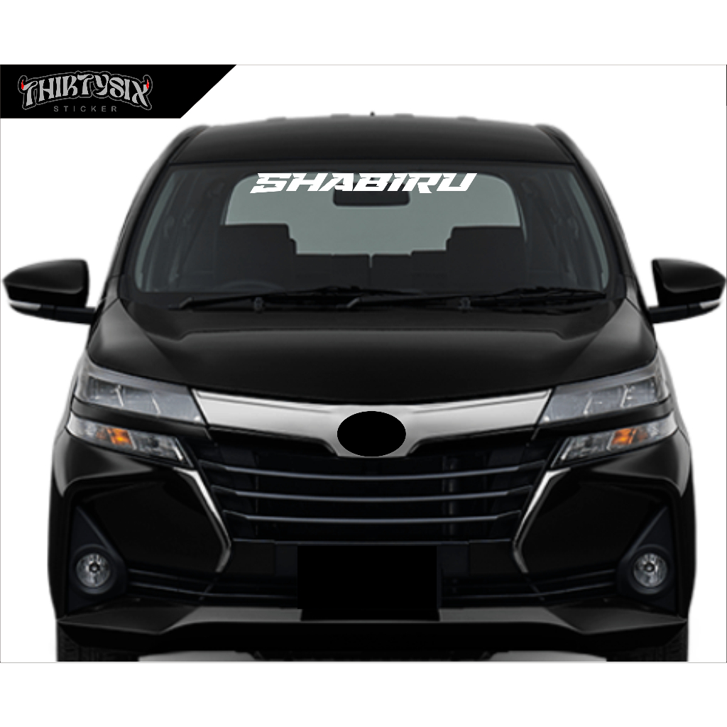 Stiker Nama Custom Kaca Mobil Belakang dan Depan Cutting Sticker Reques Nama Mobil custom desain beb