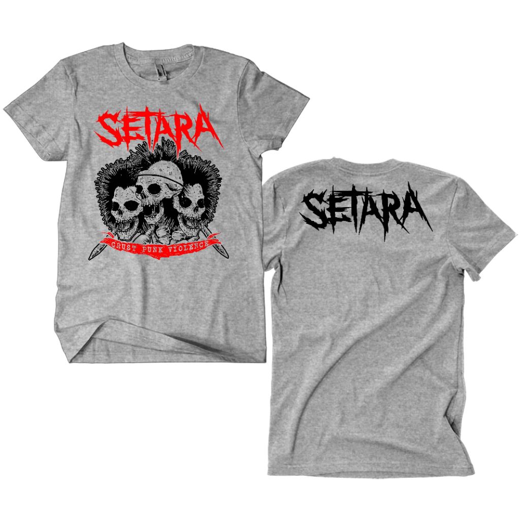 Kaos Band Punk Setara - Crust Punk Violence misty