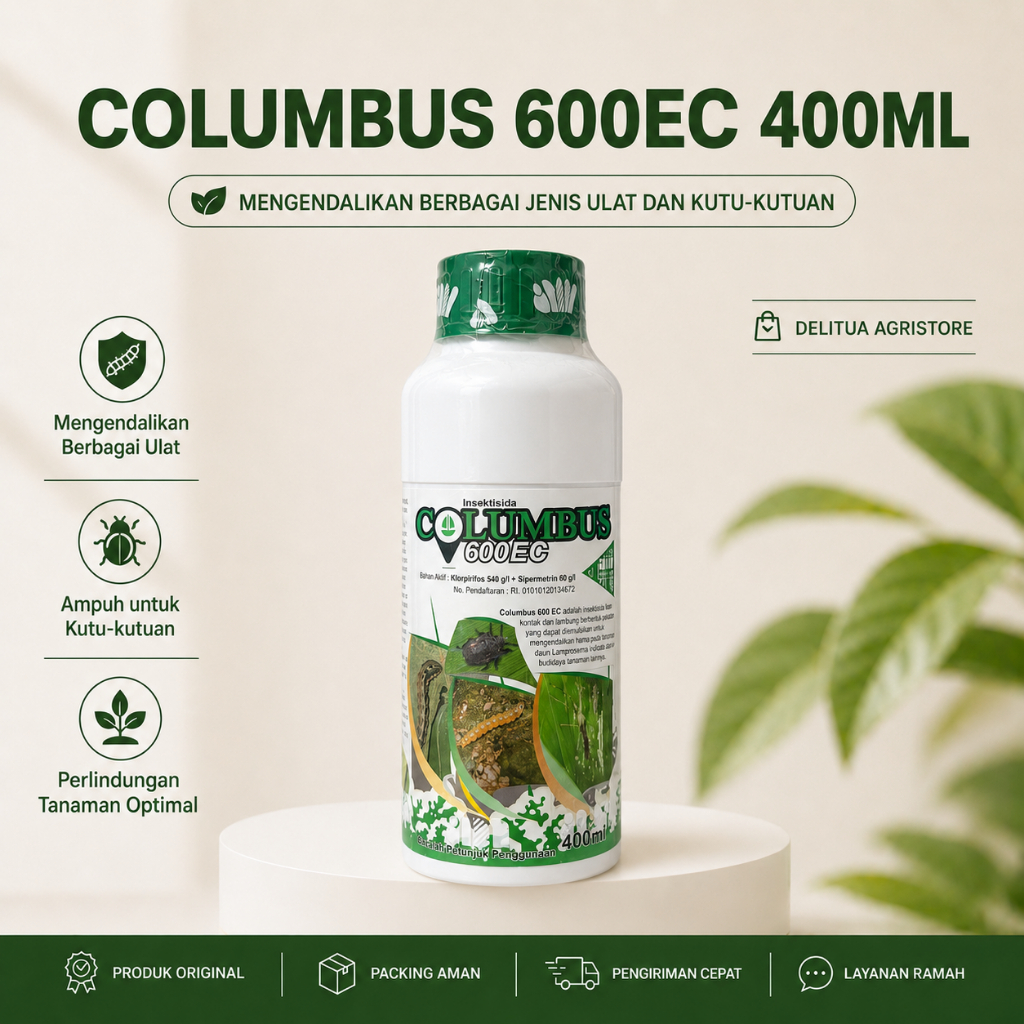 Columbus 600 ec 400 ml - insektisida ampuh mengendalikan ulat