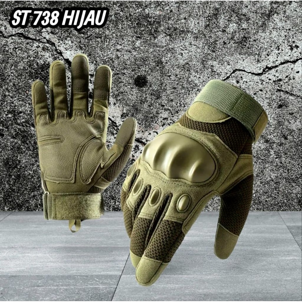 SARUNG TANGAN TACTICAL FULL FINGER TACTICAL GLOVES PROTECTION MOTORCYCLE GLOVES