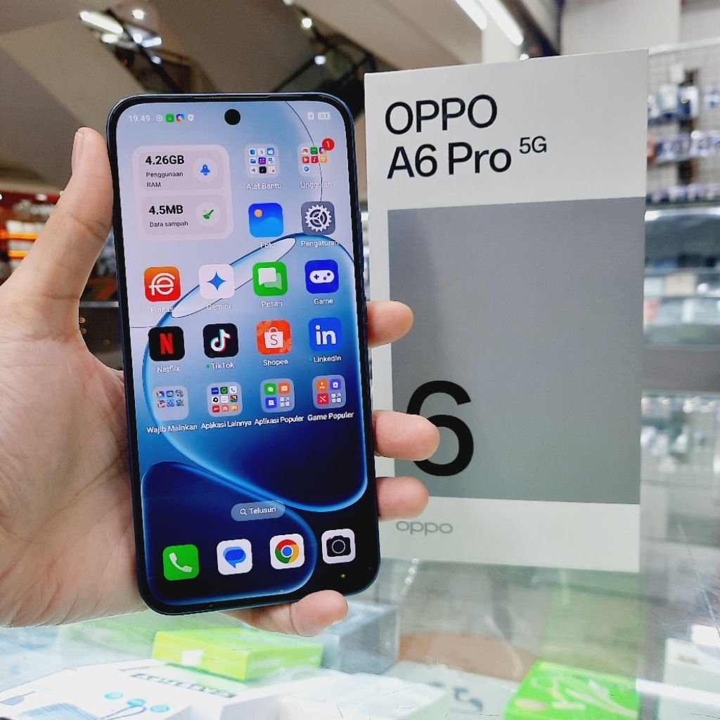 Oppo A6 Pro 5G 8/256 GB - Blue - Garansi Resmi - Second