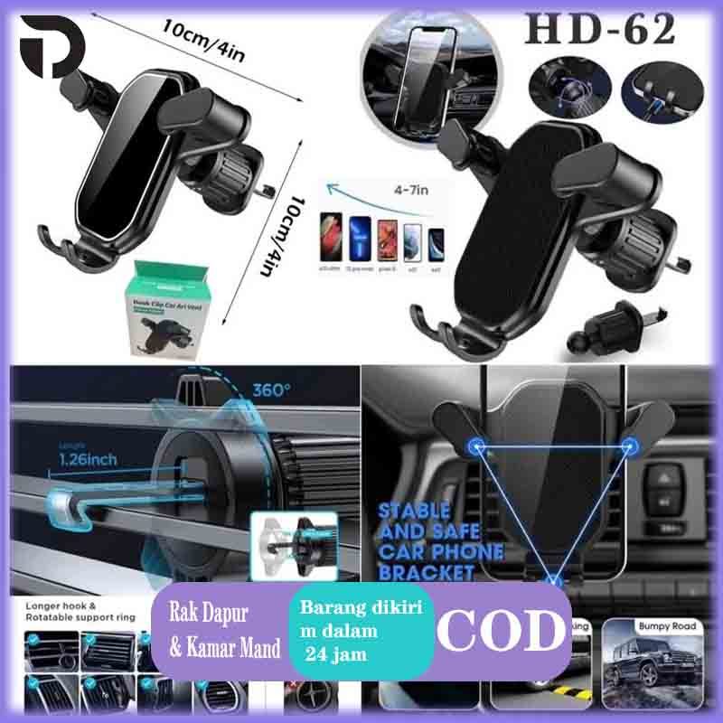 HOLDER MOBIL AC CAR HOLDER STAND HOLDER HP MOBIL VENTILAS AC HD62