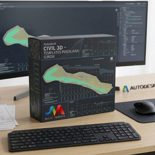 Templates Sungai Autocad Civil 3d