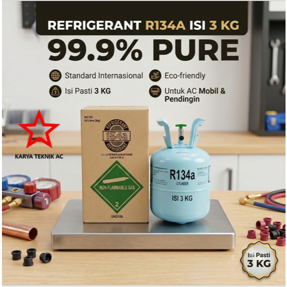 REFRIGERANT R 134 A ISI 3 KG