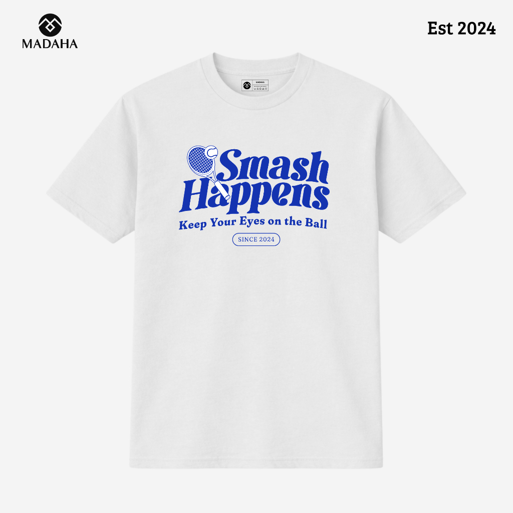 Madaha Kaos Baju Tennis Happens Keep Your The Bal