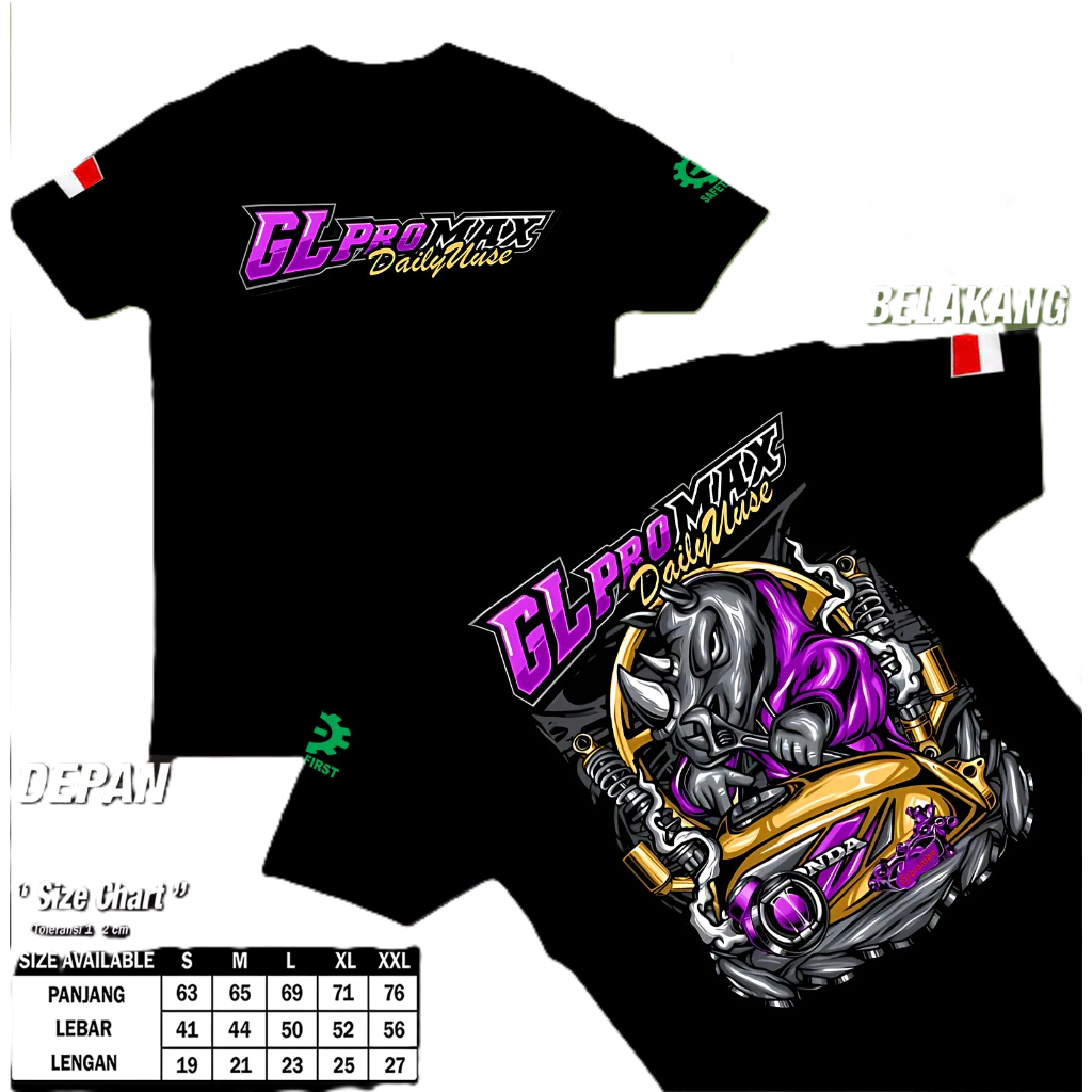 KAOS GL PRO MAX/ kaos Distro GL PRO MAX/ kaos Pria dan Wanita