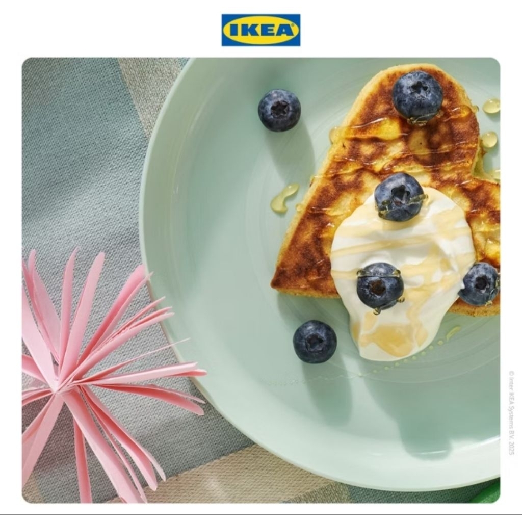 IKEA KALAS Piring Makan Bayi Serbaguna Warna-Warni Isi 6pcs