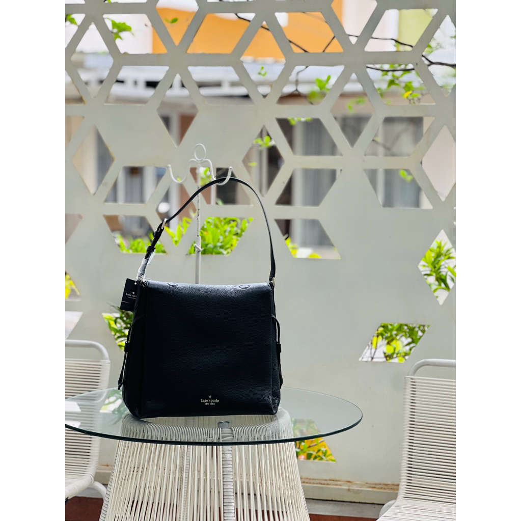 KS DUMPLING LARGE SHOULDER BAG BLACK