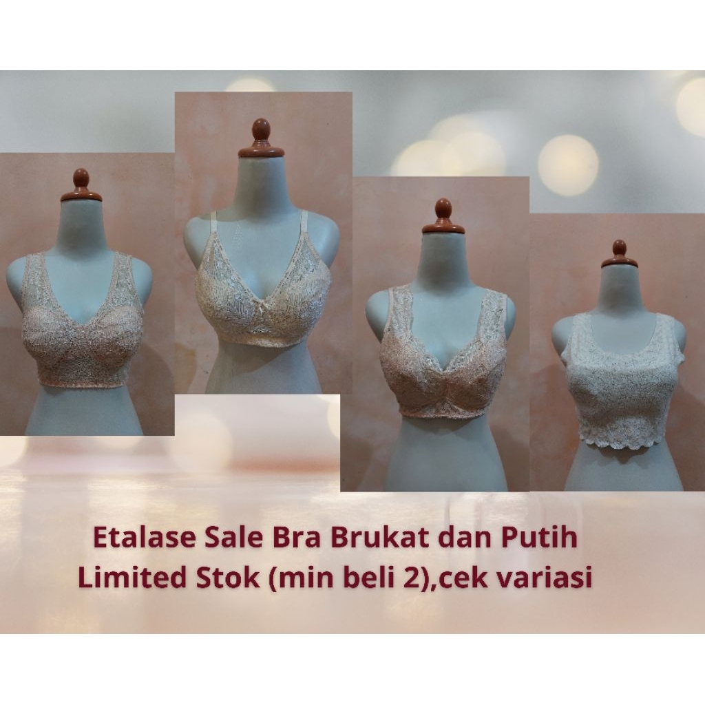 Bra Brukat dan Bra Putih