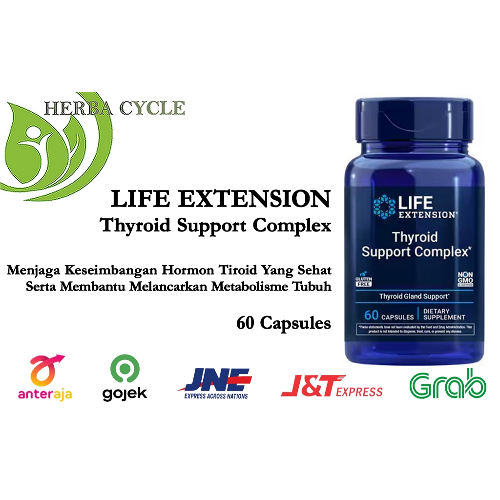 Life Extension Thyroid Support Complex 60 cap Life Ext Thyroid ORI USA Life Extension Tiroid