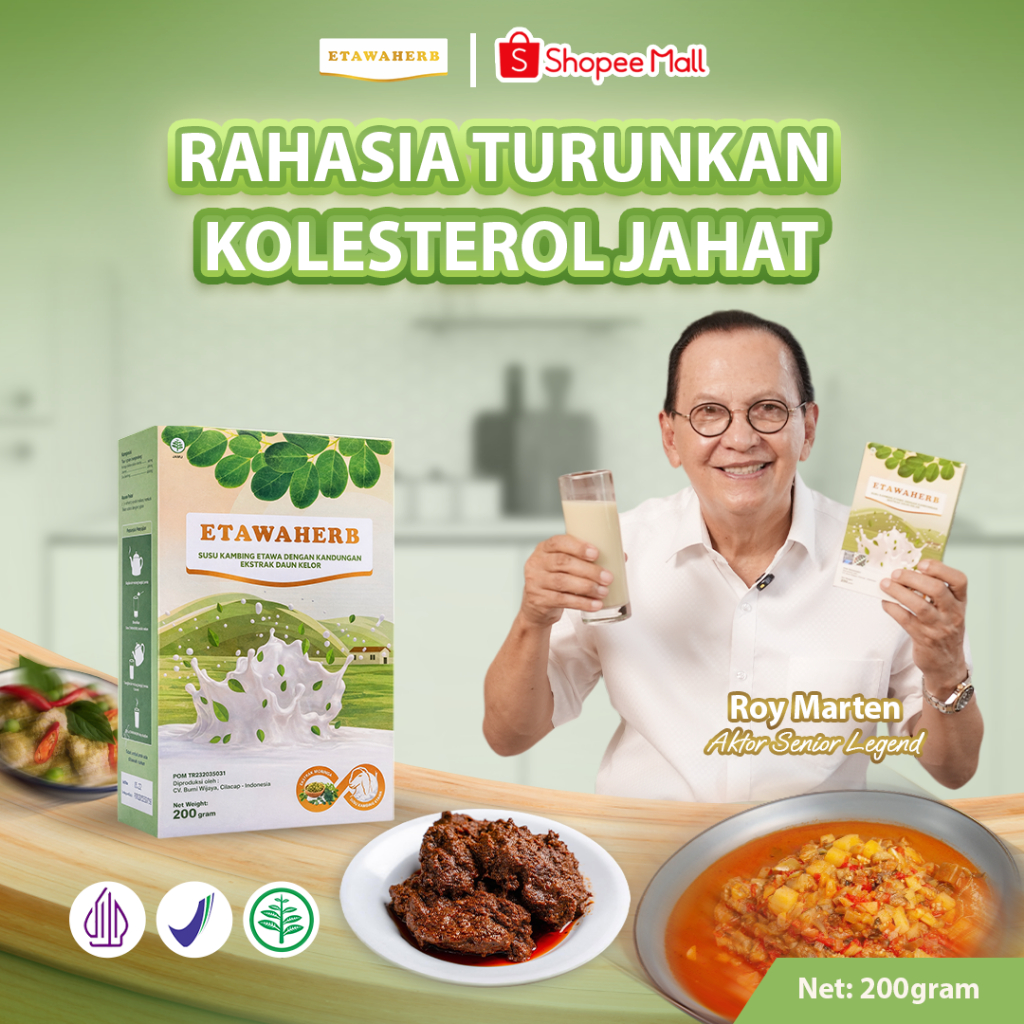 Etawaherb Susu Kambing Etawa Kelor Turunkan Darah Tinggi