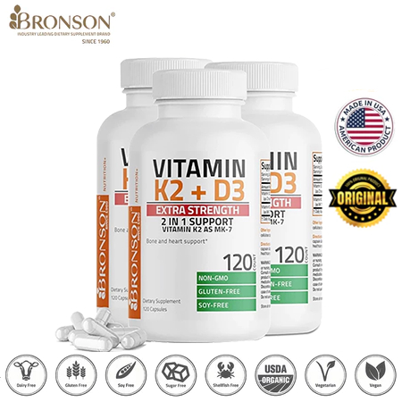 Vitamin K2 D3 | D3 10000IU - Bone Heart Immunity