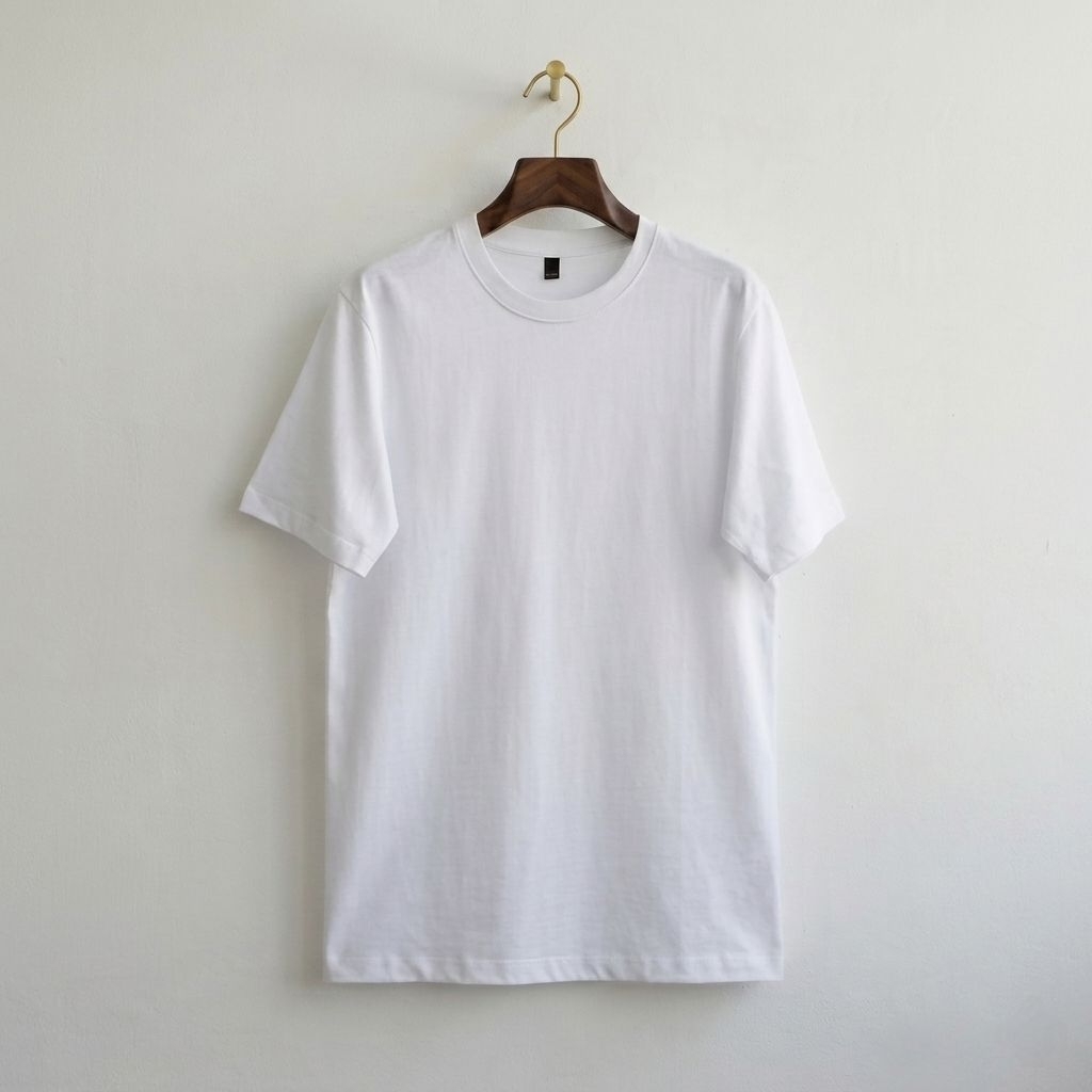 APOLLOS - KAOS POLOS PUTIH | COTTON MODAL |