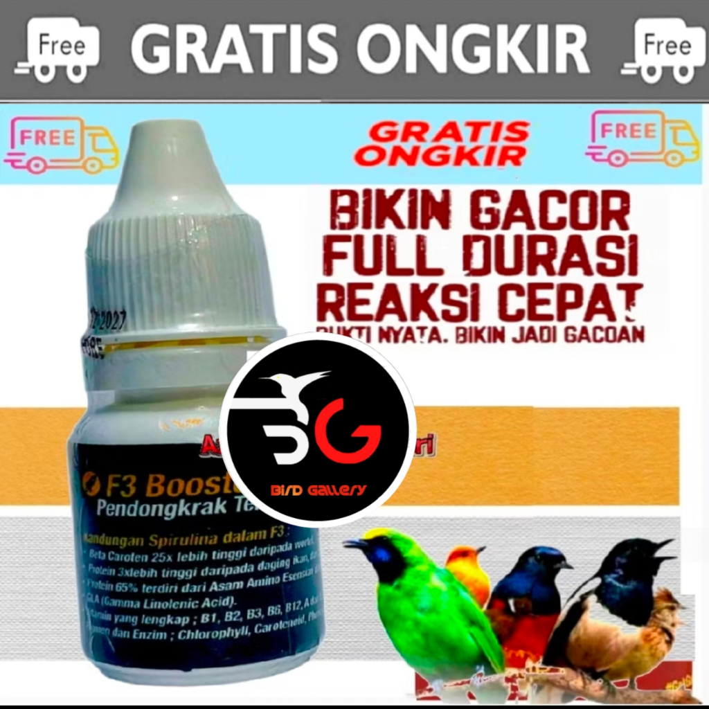 VITAMIN F3 BOOSTER MJP HORE VITAMIN PENGGACOR BURUNG