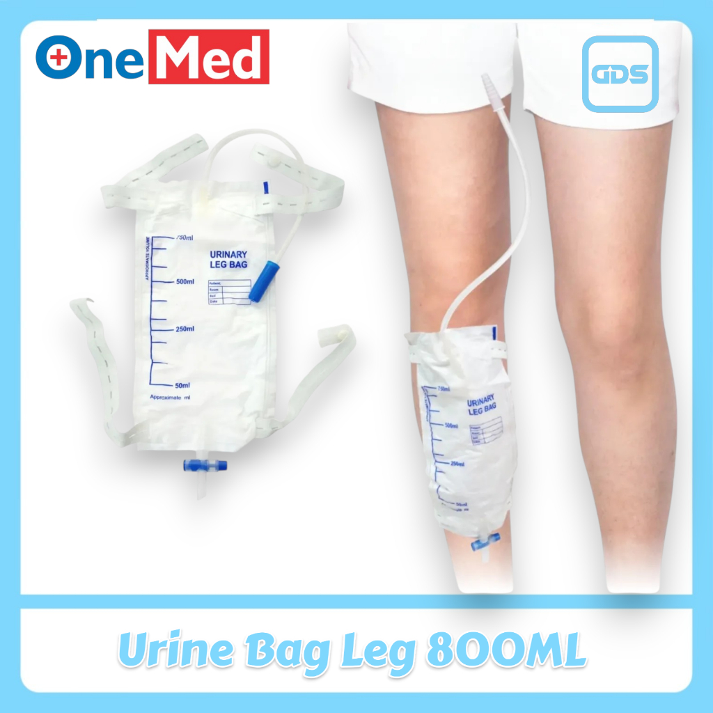 Onemed Urine Bag Leg 800cc  Kantong Urine Sterile   Urine Bag Leg Onemed  Urine Bag 800CC
