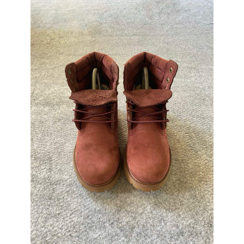 TIMBERLAND RED NUBUCK ICON BOOT