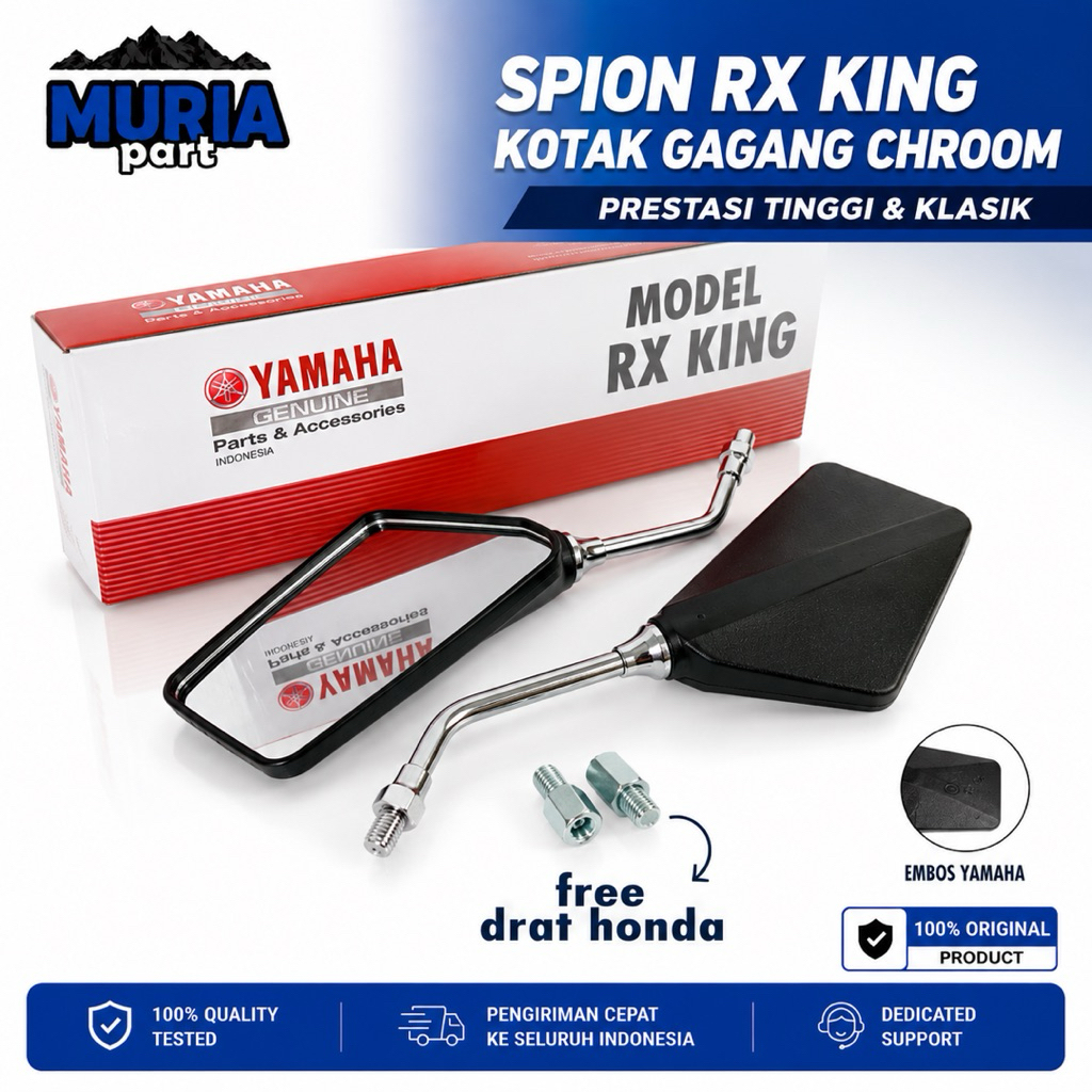 Spion standard Rxking ori yamaha Original spion Rxking alfa Rx king Rxs mirror champ Rxking Spion ko