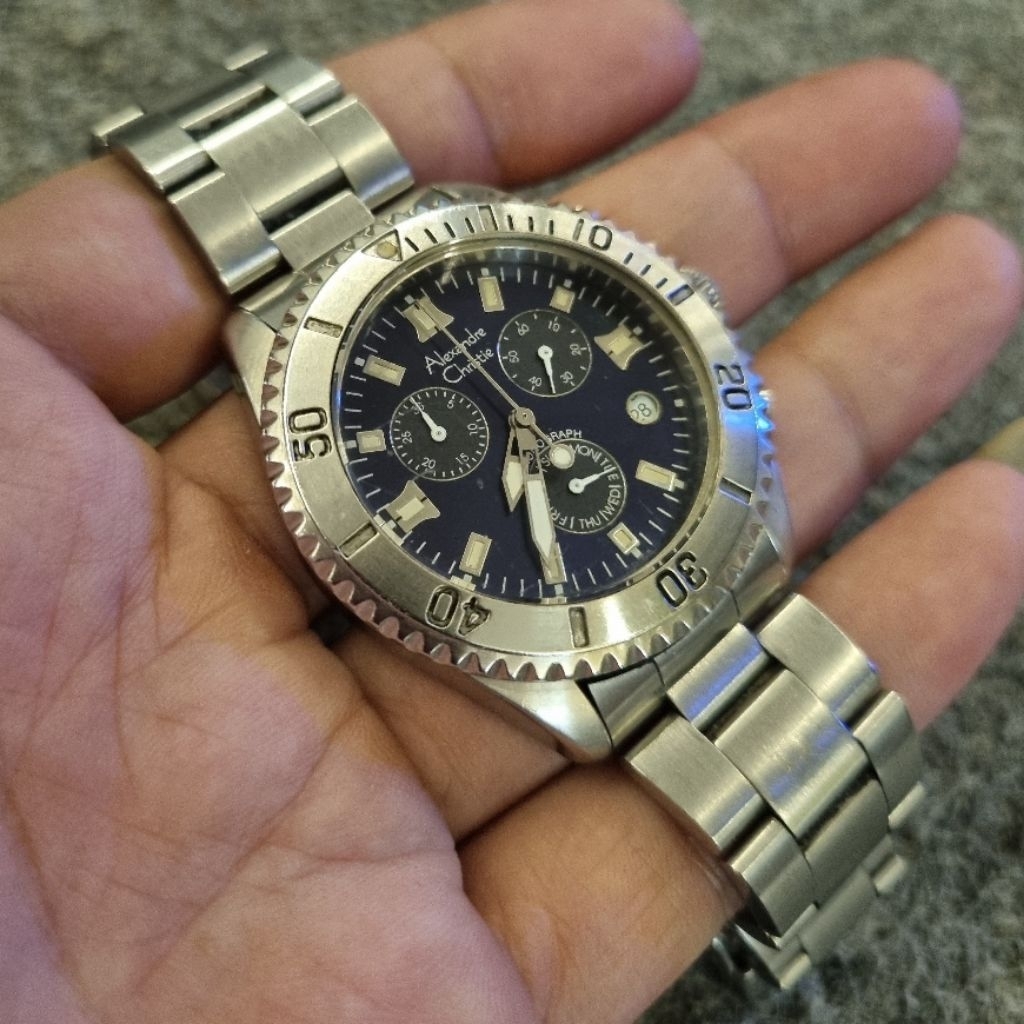 Jam tangan AC chronograph Original second