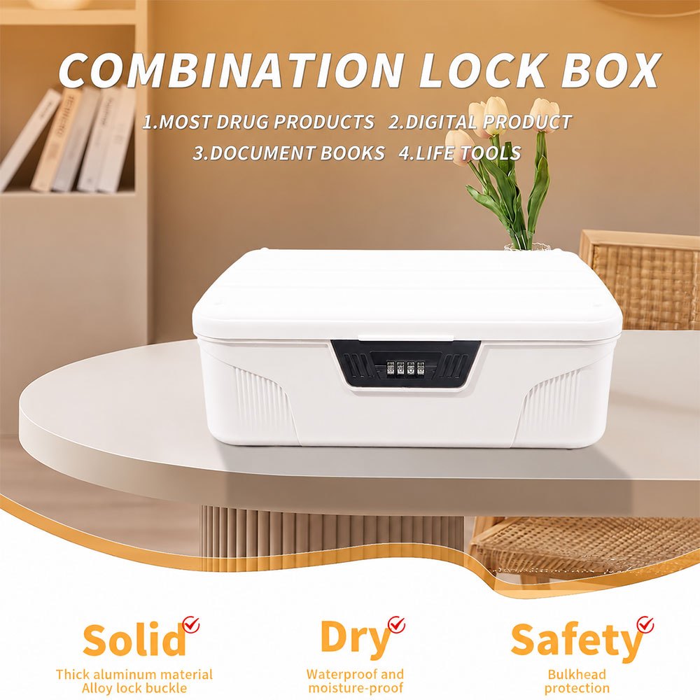Brankas Kotak Uang Emas Anti Maling Safety Box