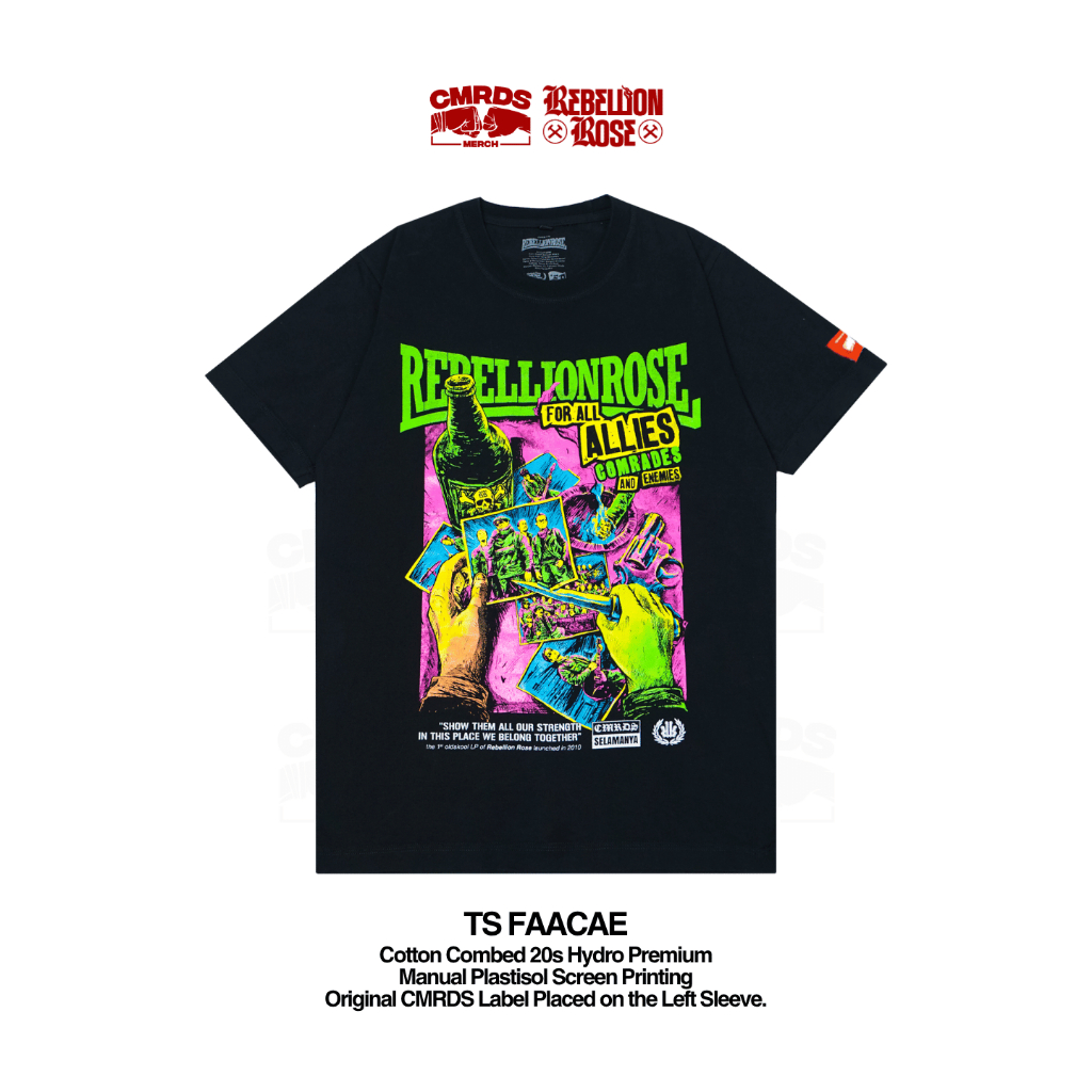 READY STOCK - TS FAACE FAACAE BK - Kaos Rebellion Rose Original For All Allies Comrades And Enemies