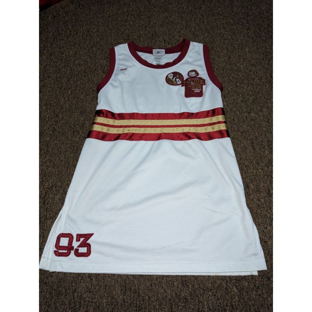 Jersey Bola Basket Reebook Basketball Shirt 93 NBA Olahraga Preloved Dress Olahraga Anak DewasaTanpa