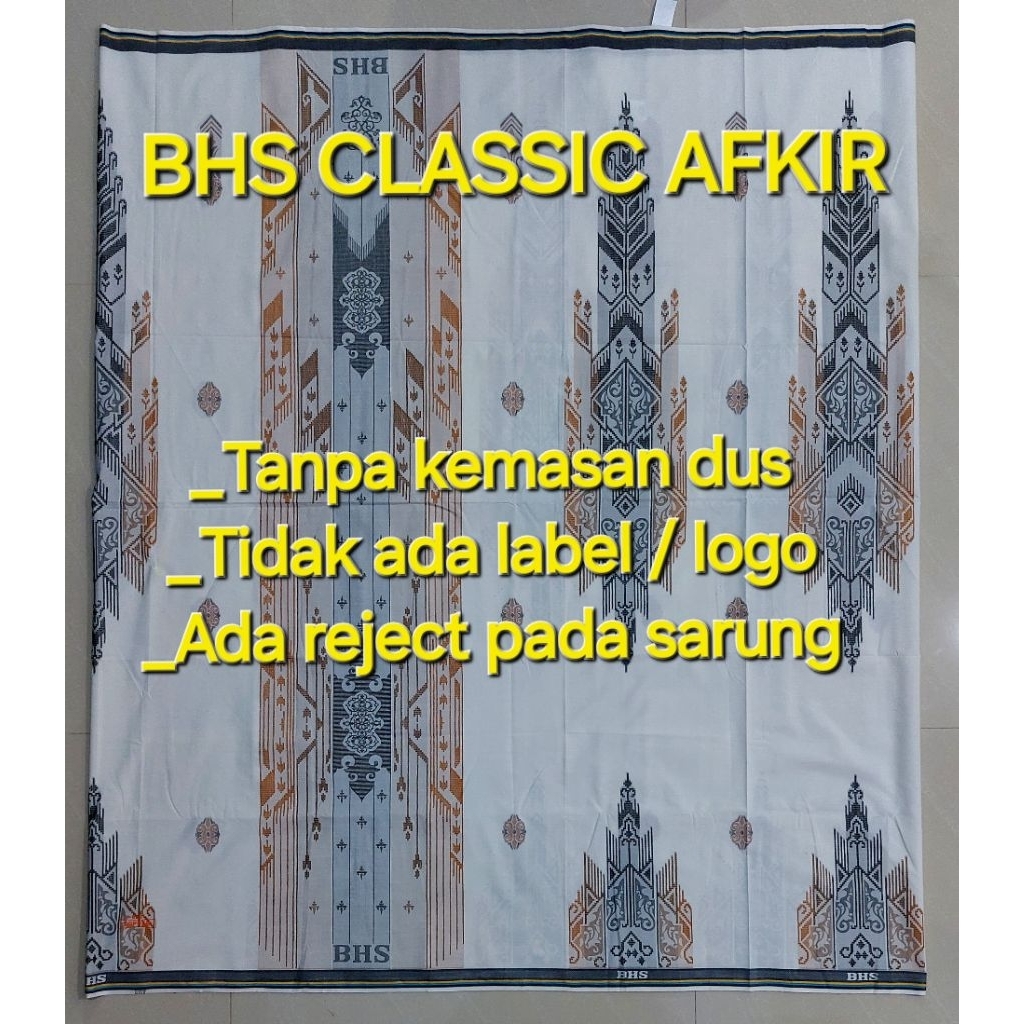 SARUNG BHS CLASSIC SONGKET AFKIR ORIGINAL