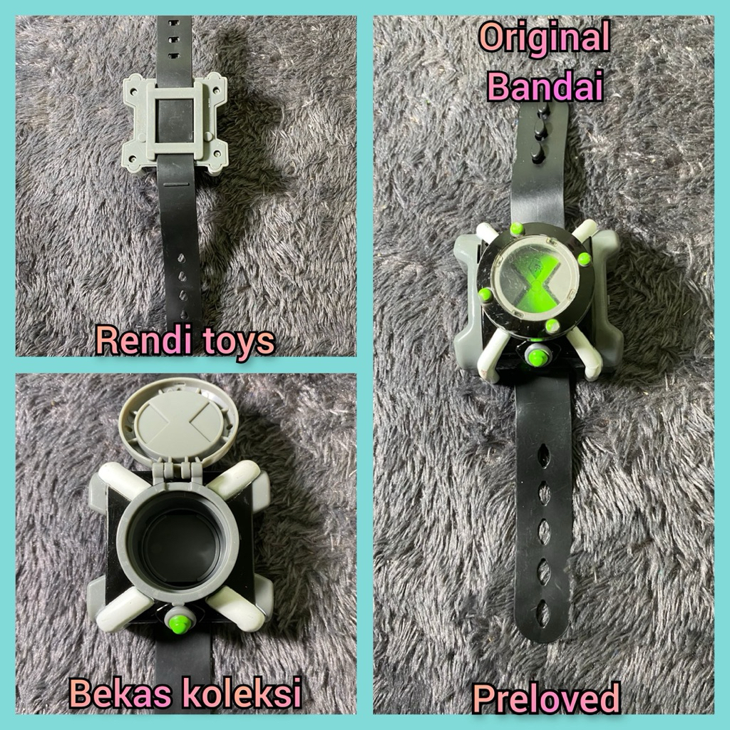 Bandai Ben 10 Omnitrix FX Disc Shooter Original | Bekas Koleksi | Rendi Toys