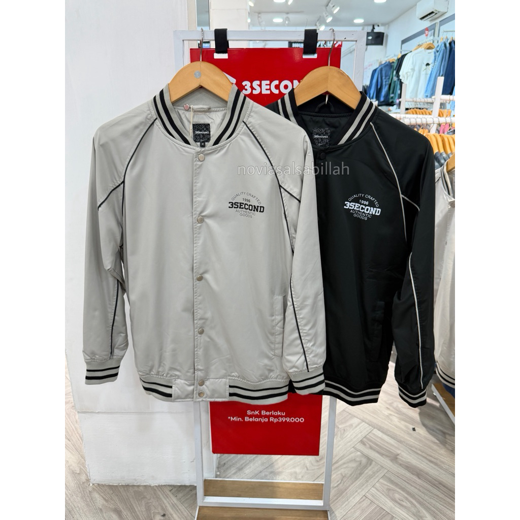 Jaket Bomber 3Second Regulerfit Atlas Pedro Original 100%
