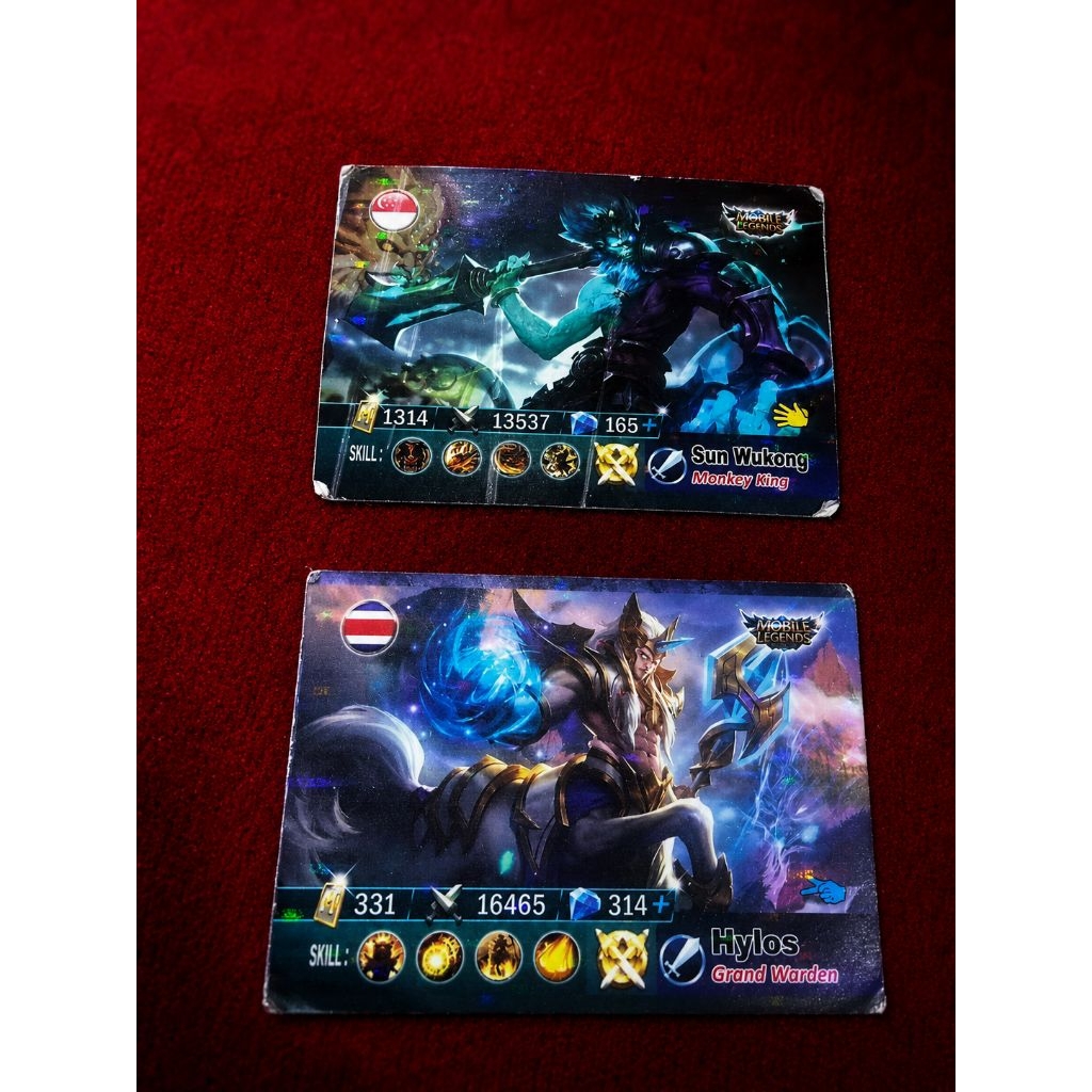 Kartu Koleksi Mobile Legends MLBB Random Rare Foil Harga 100 Rupiah Murah