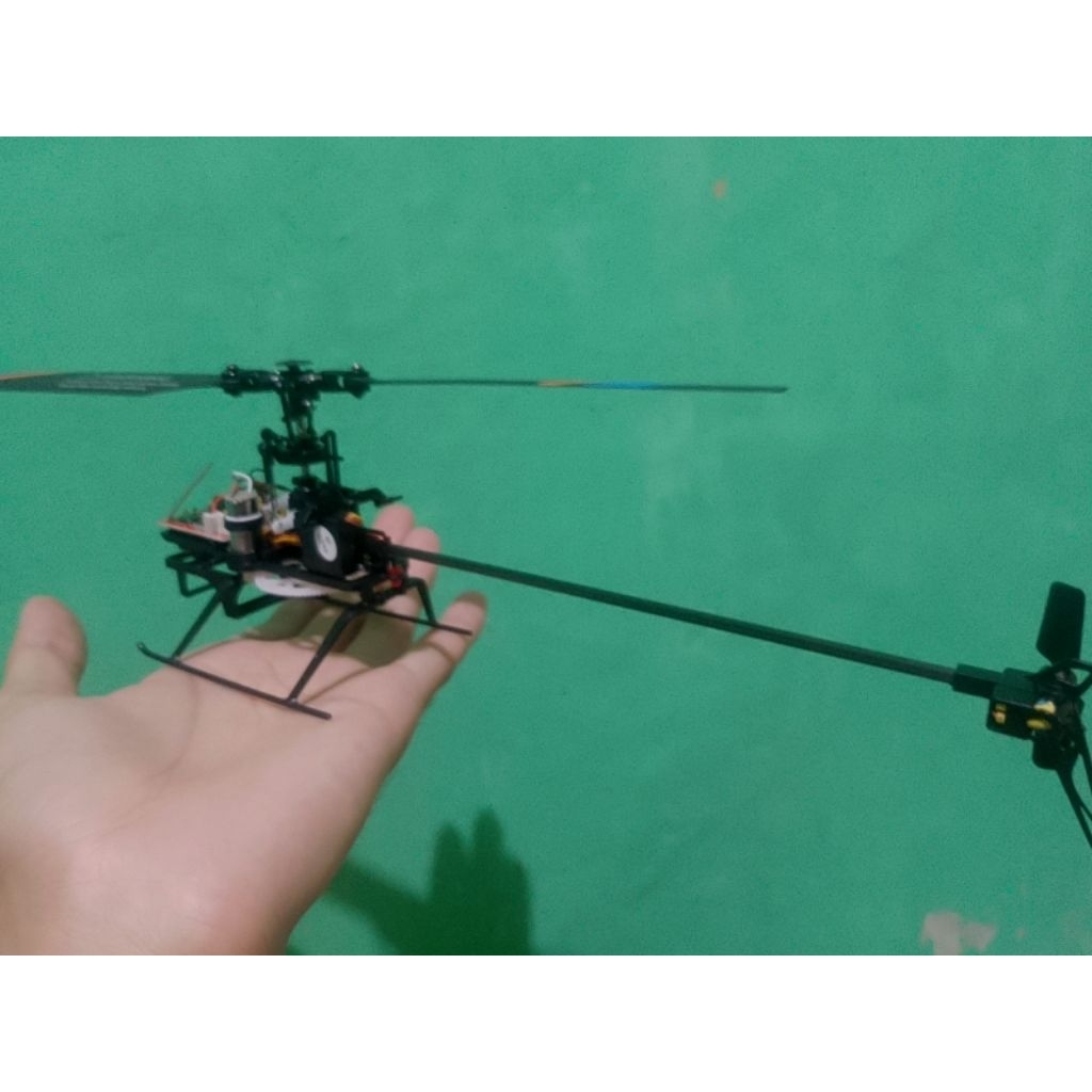HELIKOPTER RC WLTOYS XK127 BEKAS PAKAI PERNAH CRASH 4 KALI DAN SUDAH GANTI BALING BALING 2 KALI
