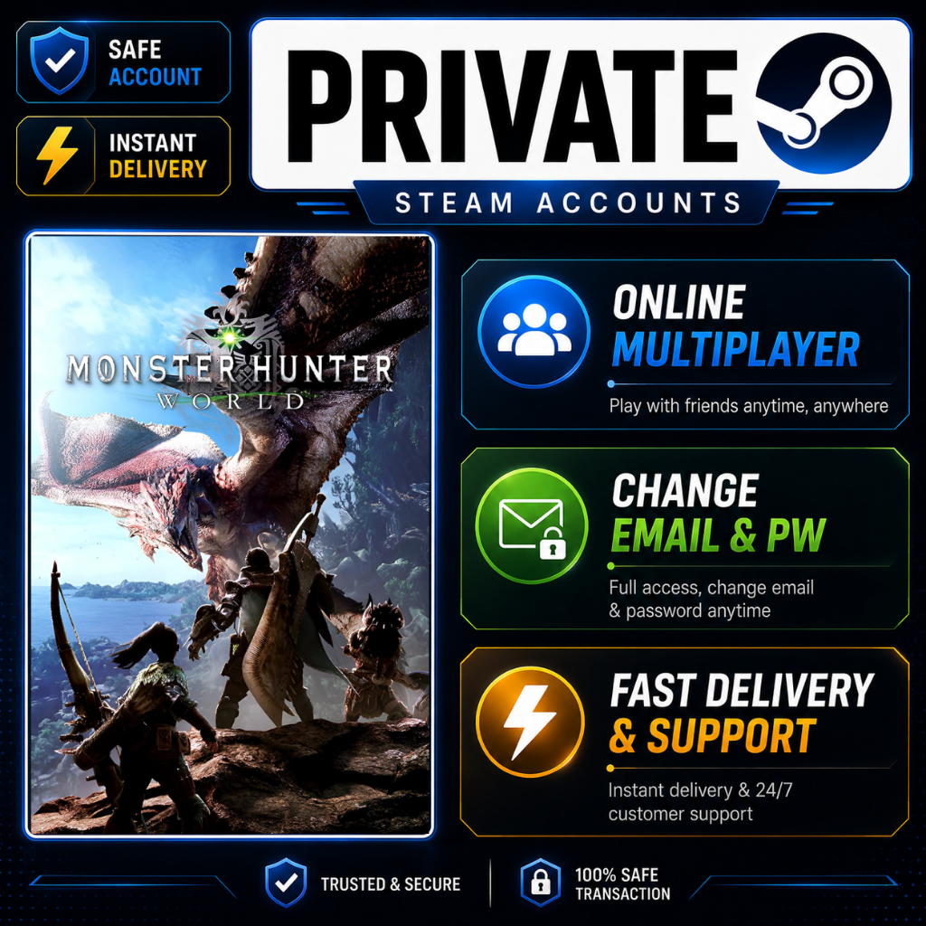 Monster Hunter World - Steam PC Original - Akun Private Online