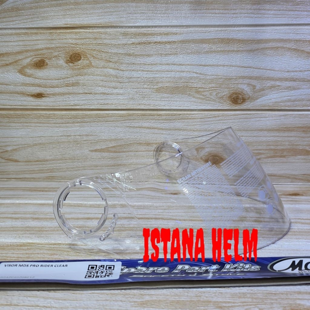 KACA HELM | VISOR HELM MDS PRO RIDER | MDS PROVENT | CLEAR ORIGINAL MDS