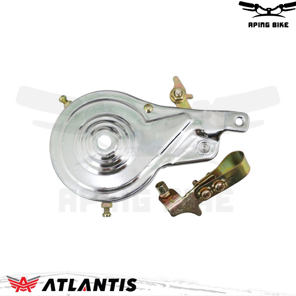 Rem Tromol Atlantis 75mm CP Sepeda Mini Drum Brake Sepeda 12 16 18 inch