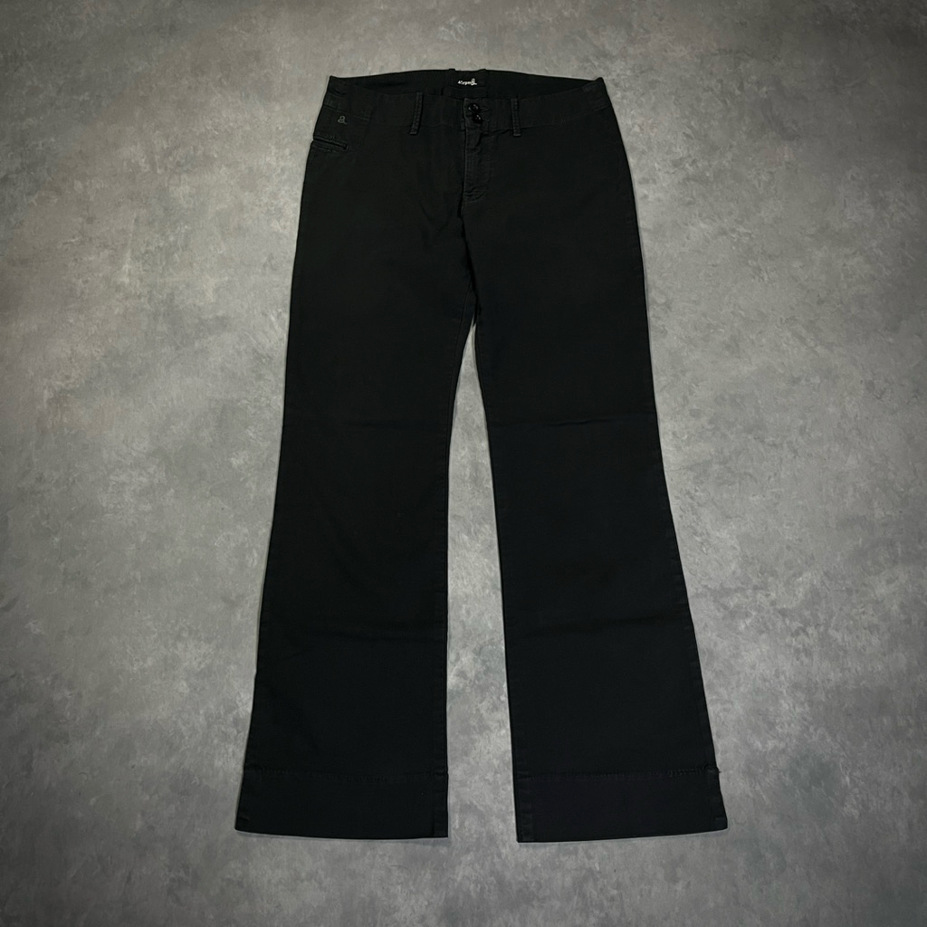 Vintage 45Rpm Japanese Brand Archive Trouser Black Pants | Celana Branded Jepang Original