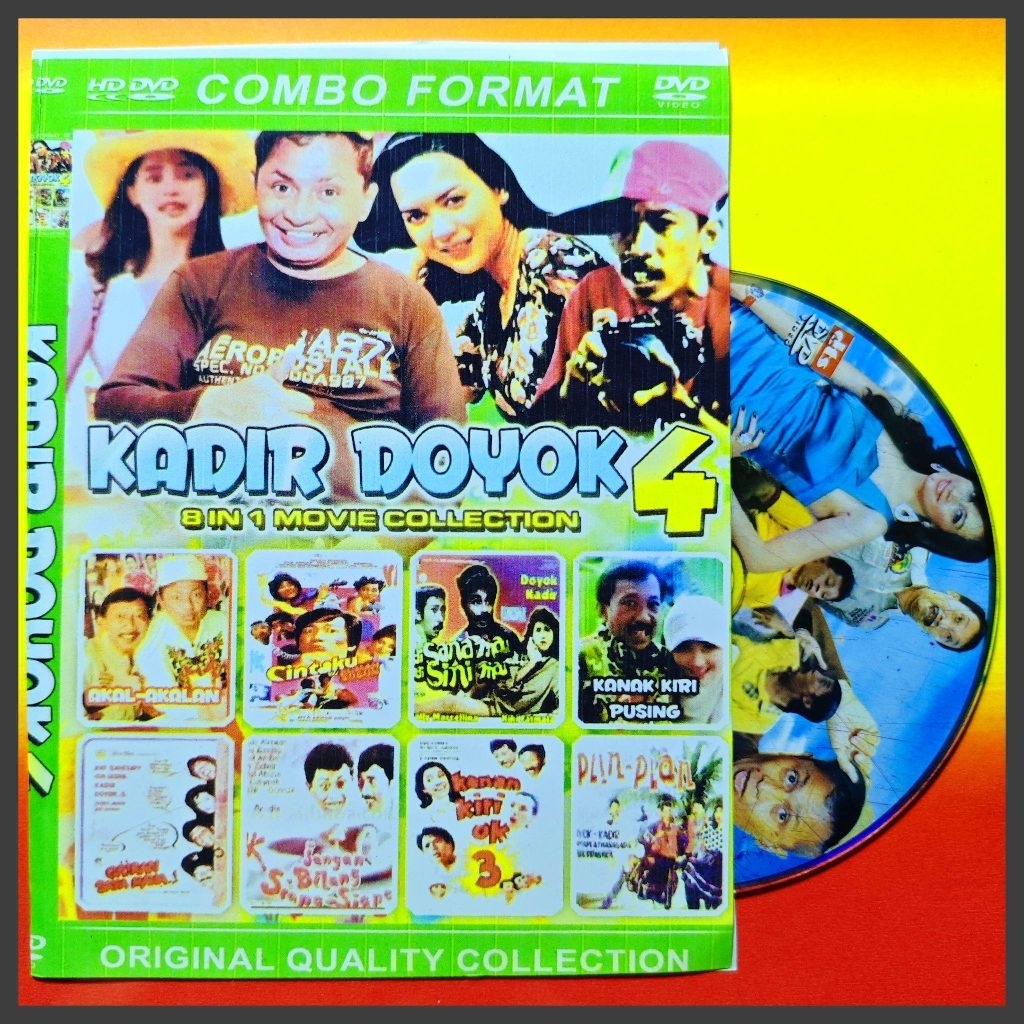 Kaset Film Komedi Indonesia Jadul Koleksi Kadir & Doyok Vol. 4 Edisi Pilihan Terpopuler 8in1