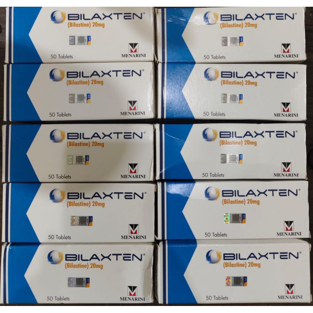 Bilaxten 20mg isi 50tabs Ori Malaysia