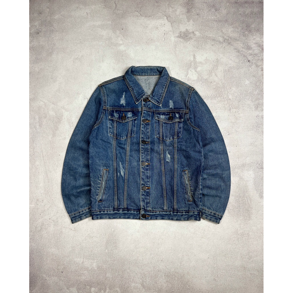 DENIM TRUCKER JACKET INVI SIBLE