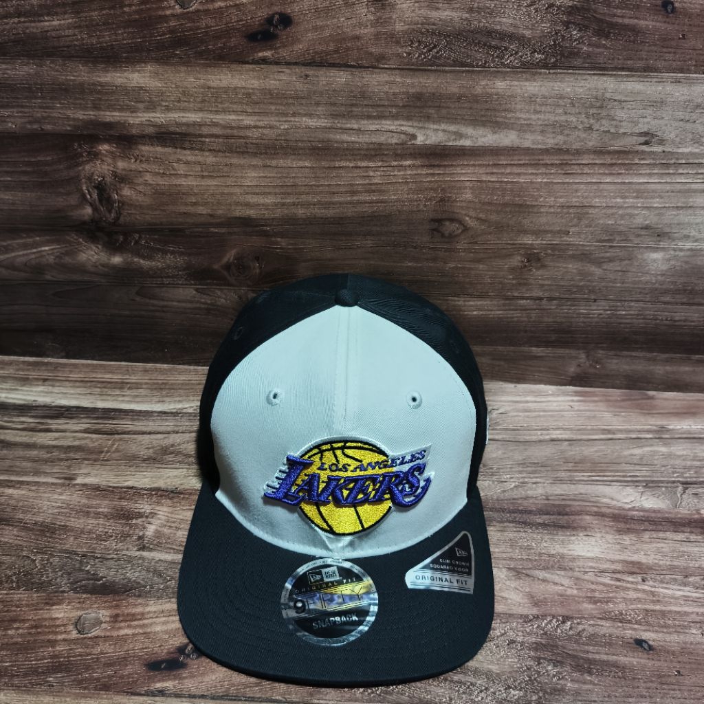 topi snapback new era Mexico blank series los Angeles lakers logo black